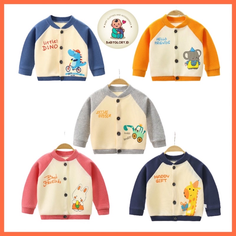 Babyglory.id✨Cardigan Anak Bayi Premium 100% Import GRADE A / Hoodie / Jaket Anak / Bayi