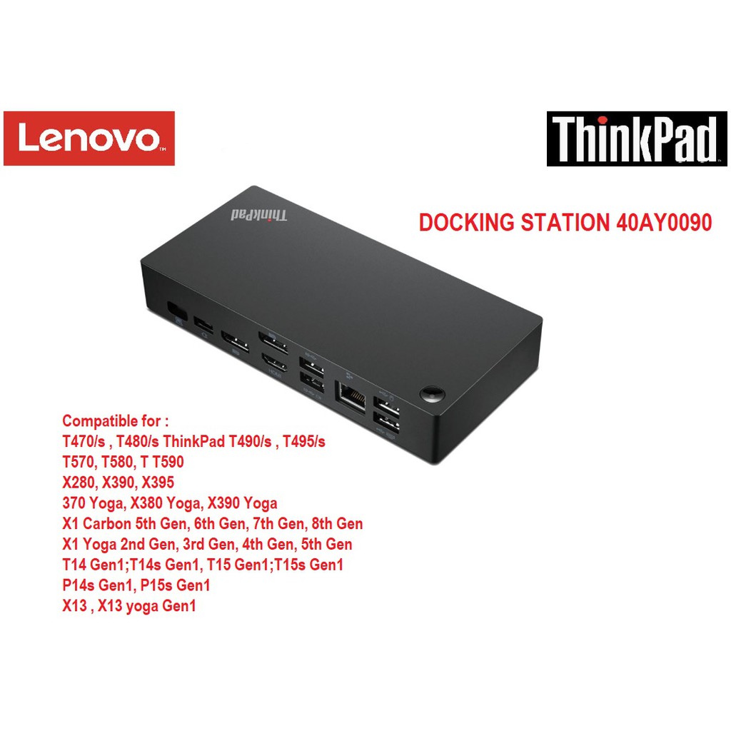 Docking Station ThinkPad Universal Type C 40AY0090  Gen 2  Original