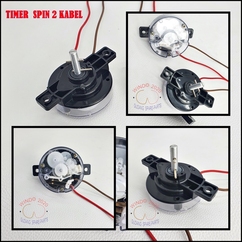 TIMER SPIN | TIMER PENGERING | TIMER MESIN CUCI | TIMER 2KABEL | TIMER PENGERING UNIVERSAL