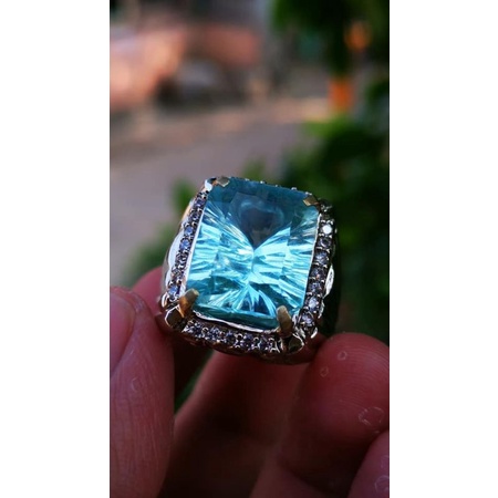Blue topaz brazil + memo