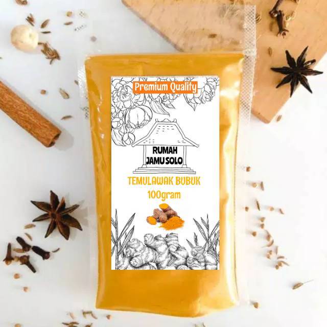 

Premium RUMAH JAMU S - Temulawak bubuk pack 100 gram Quality kualitas terbaik