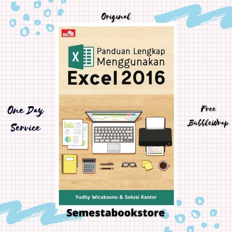 Jual Buku Panduan Lengkap Menggunakan Excel 2016 By Yudhi Wicaksono ...