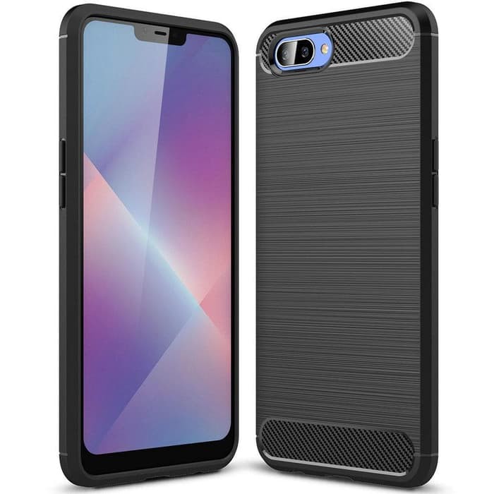 Case For Oppo A1K Softcase iPAKY Carbon Premium