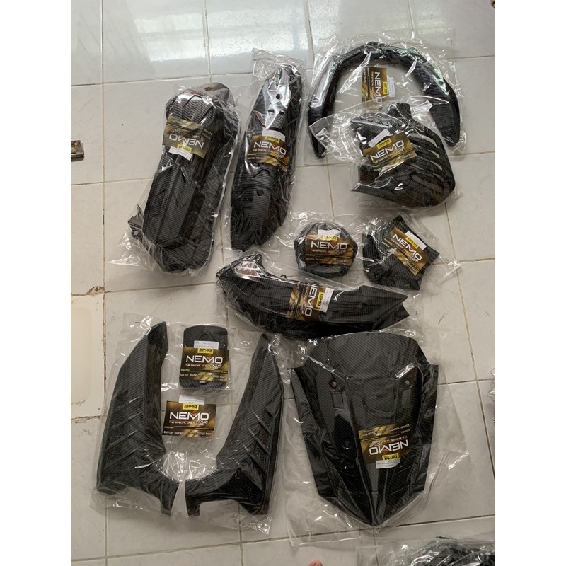 Paket full set nmax new 2020/2021 carbon nemo 11 macam barang