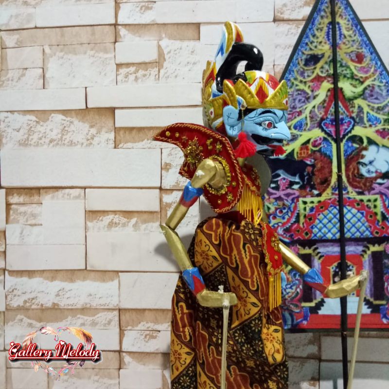Wayang Golek Gatotkaca & Sayap uk 50cm
