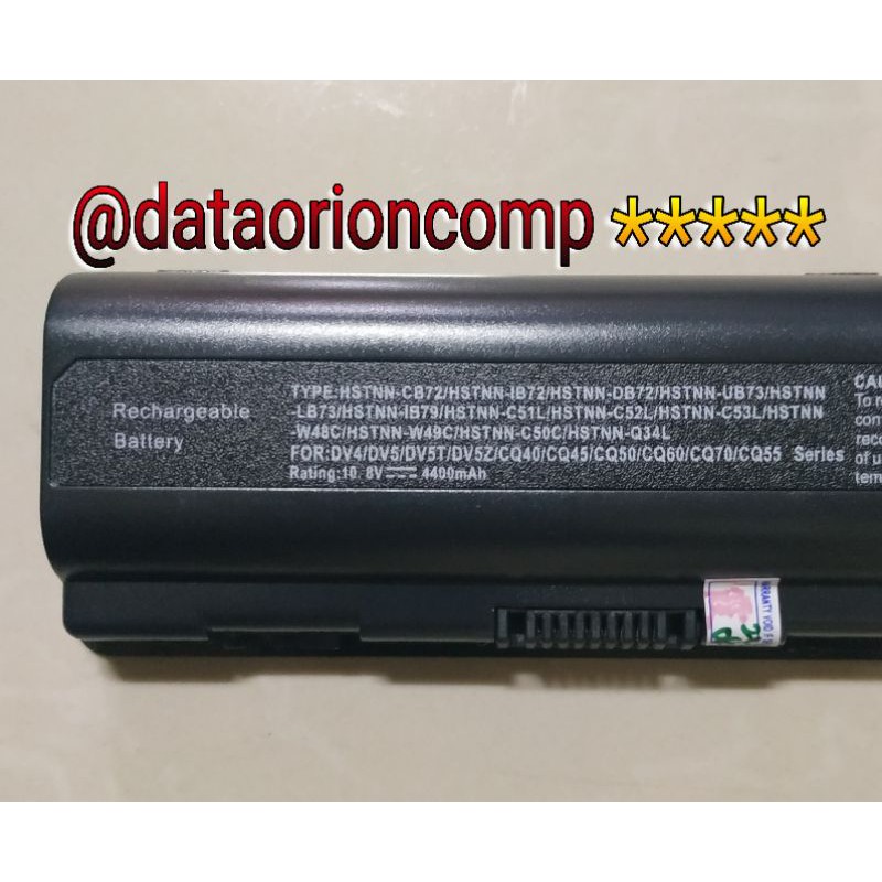 Baterai HP Compaq Presario CQ40 CQ41 CQ45 CQ50 CQ60 CQ61 CQ71