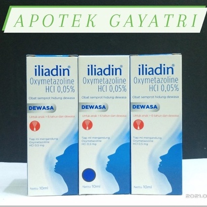 Jual Iliadin Dewasa 0.05% Nasal Spray 10ML | Shopee Indonesia