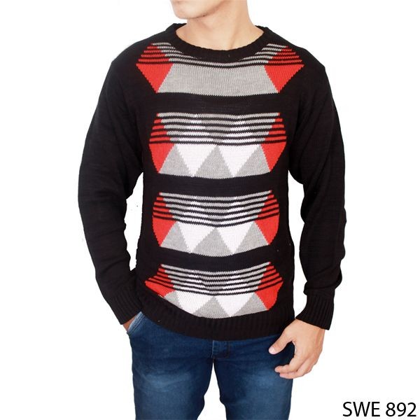 Sweater For Mens Rajut Hitam – SWE 892