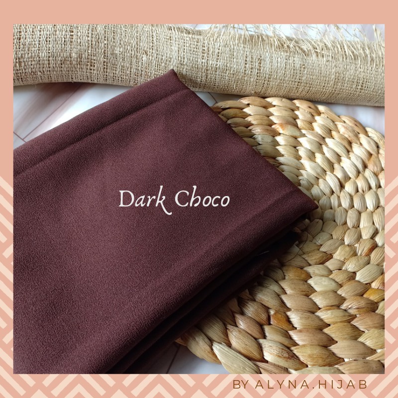 Khimar Diamond Ped /hijab syar'i / terbaru / bergo-Darkchoco