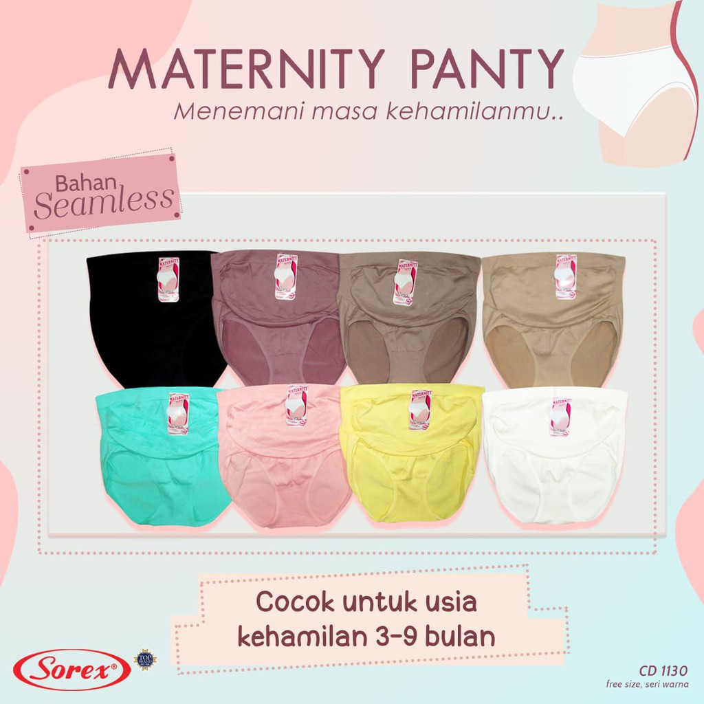 Celana Dalam SOREX / CD Ibu Wanita Hamil 1134 / 1138 / 1140 / 1141 / 1200 (Maternity Panty)