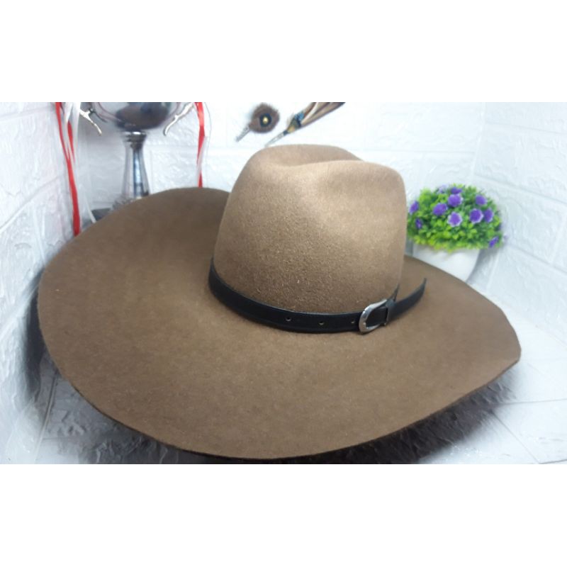 COD topi laken original topi laken koboy koboi cowboy import topi pria dan wanita