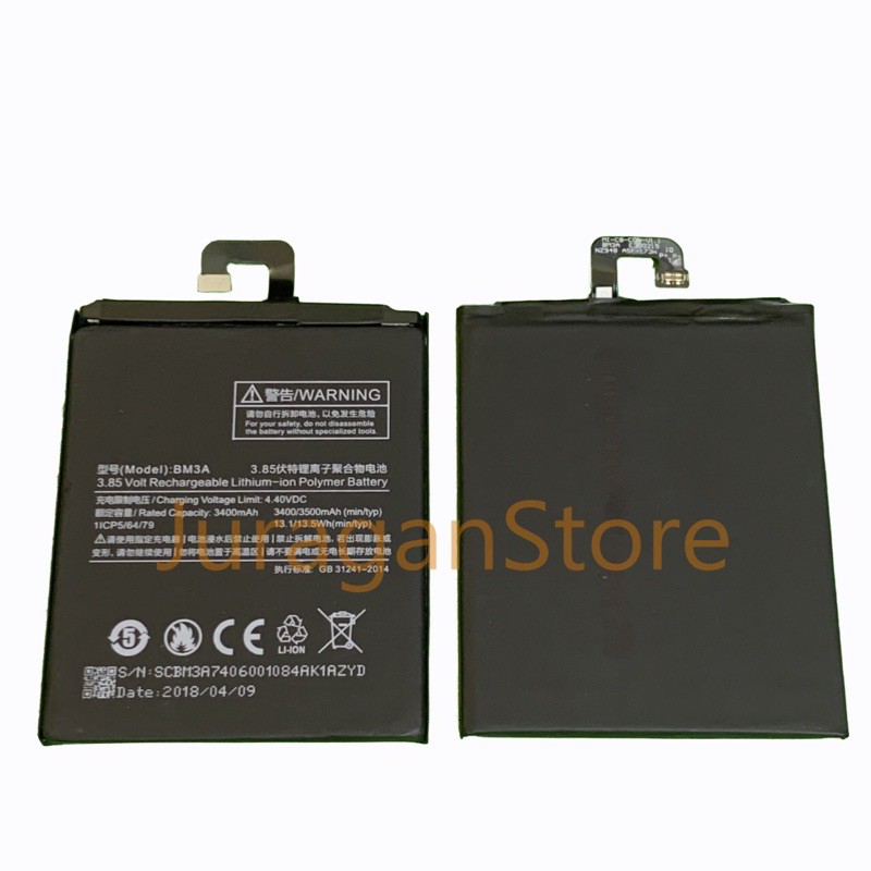 BATERAI BATRE XIAOMI MI NOTE 3 BM3A ORIGINAL