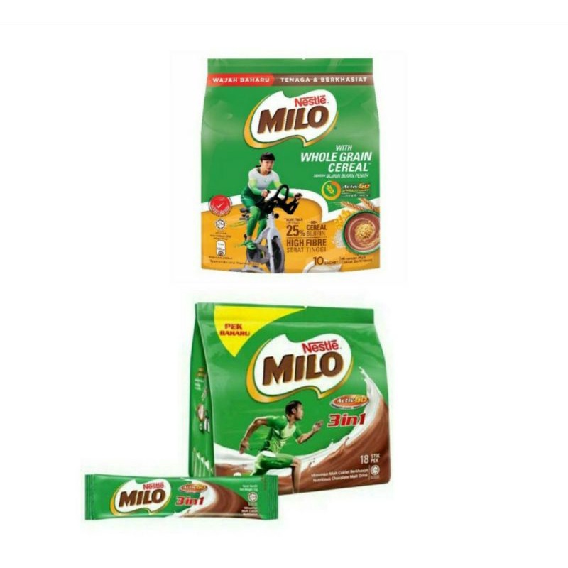 Jual Milo 3 In 1 Malaysia Milo Whole Grain Cereal Shopee Indonesia