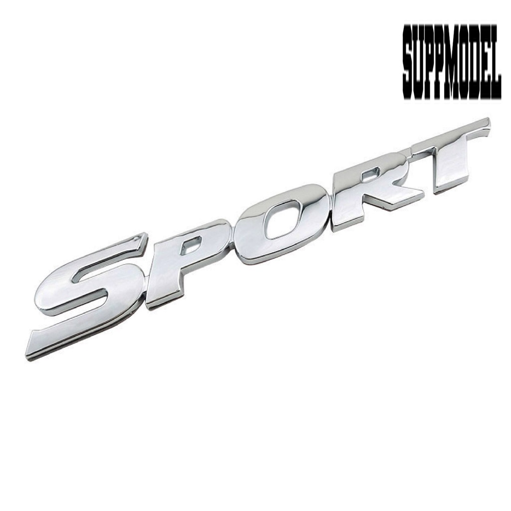 Stiker Emblem Logo SPORT 3D Tahan Lama Untuk Mobil