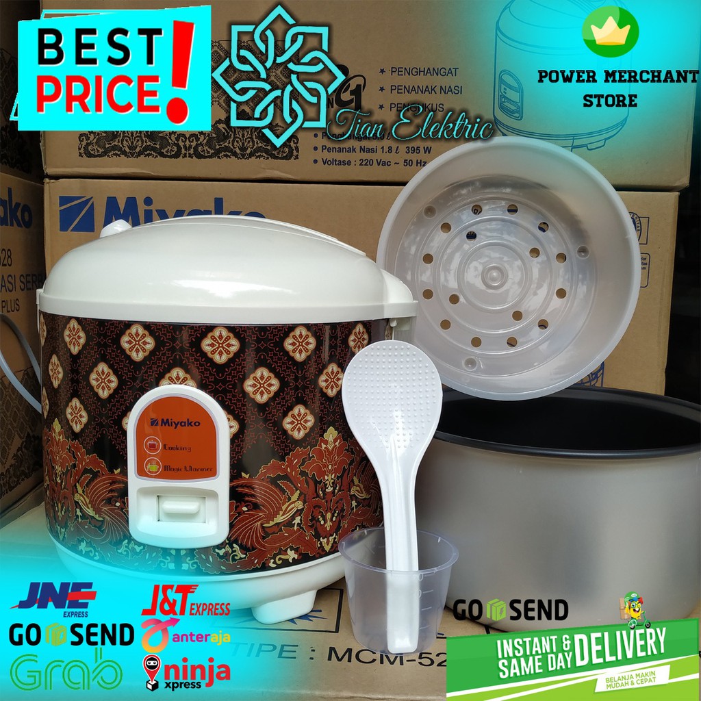 MIYAKO MCM-528BTK Rice Cooker / MagicCom 3in1 Batik