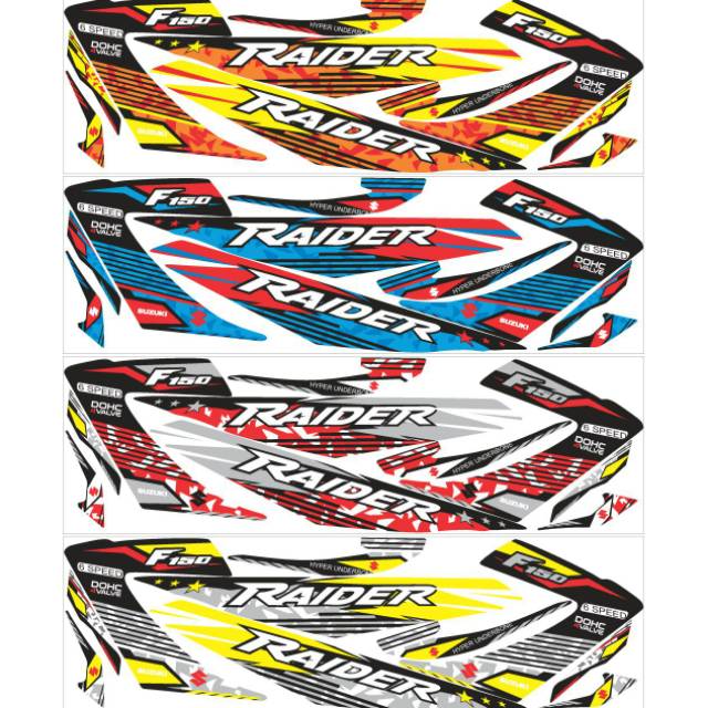 Striping Satria Fu Facelift Raider