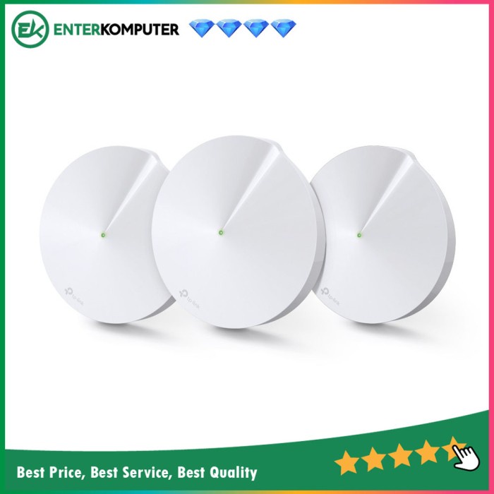 TP - Link Deco M5 Whole-Home Wi-Fi System - Deco M5(3-pack)
