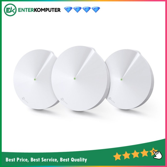 TP - Link Deco M5 Whole-Home Wi-Fi System - Deco M5(3-pack)