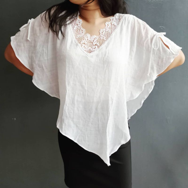 ❣️❣️ BLOUSE ALYX LENGAN KELELAWAR ❣️❣️