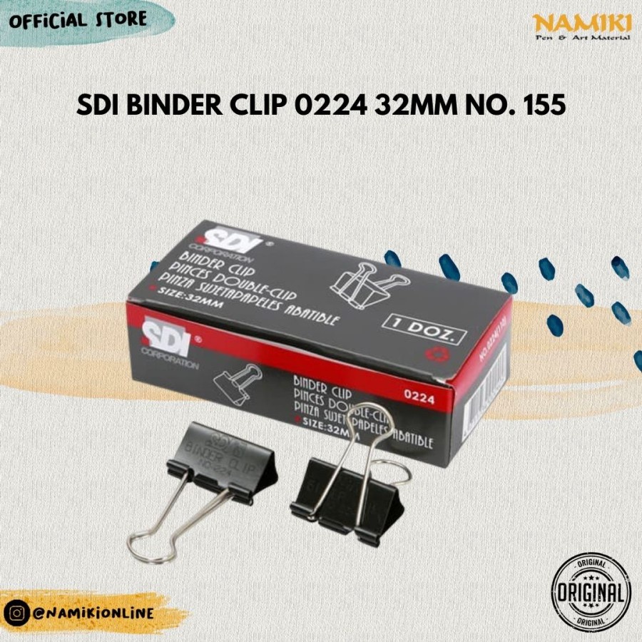 

SDI Binder Clip 0224 32mm No. 155