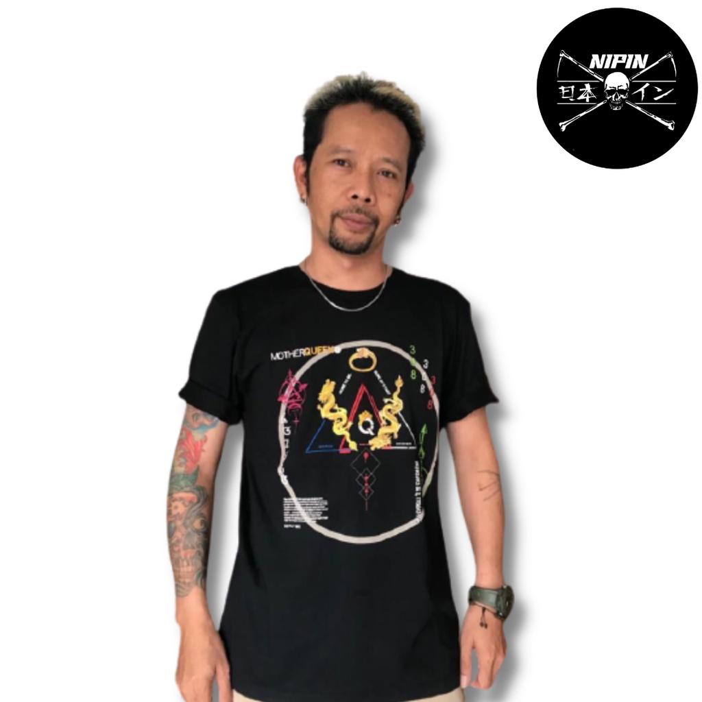 Promo Baju Distro Wanita Kaos Casual Pria Dragon Clothing Motherqueen308 Original Termurah Bisa COD 