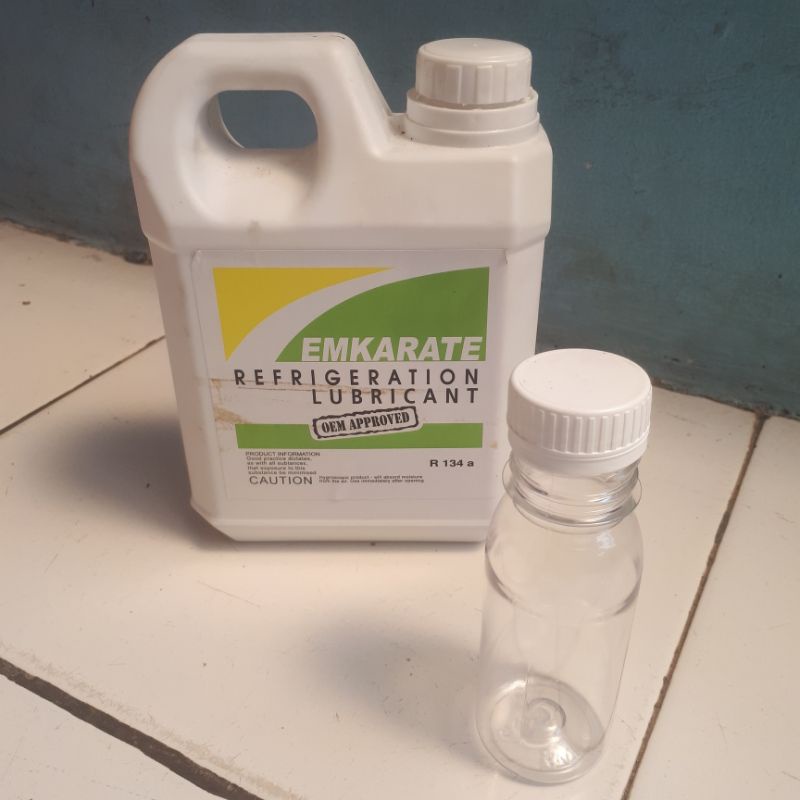 100ml Oli emkarate kompresor ac mobil kulkas r134a kemasan ecer 100 ml 100ml r 134 134a compressor sanden denso oli pelumas pengisian tambah ac mobil