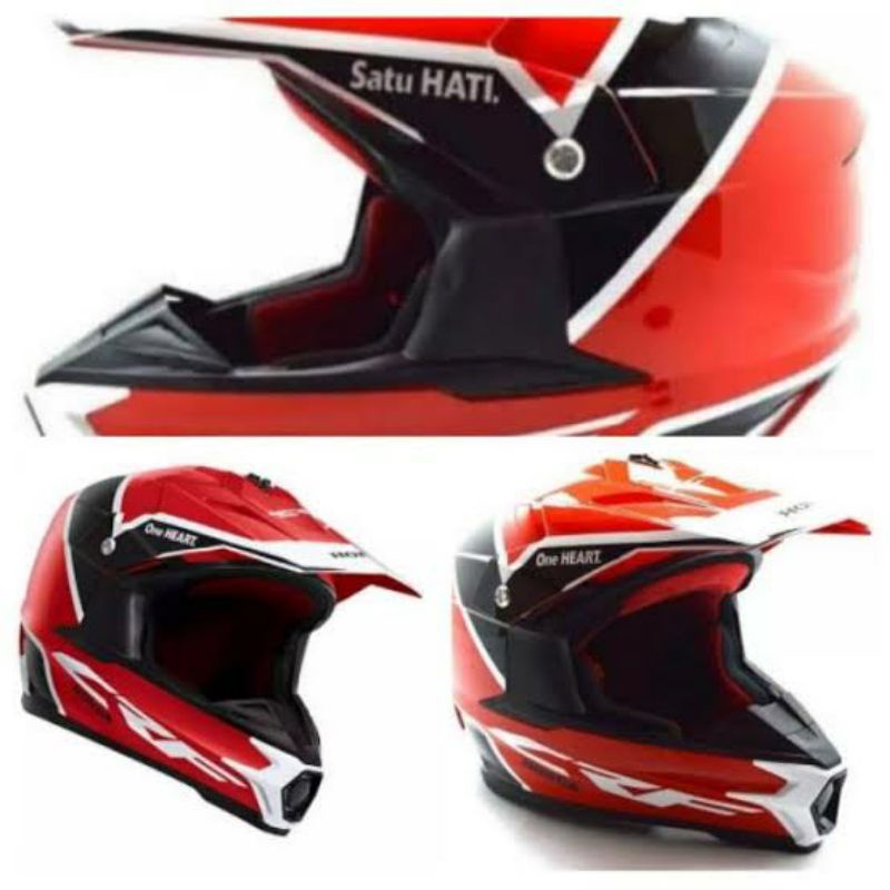 Helm Crf Original / Honda Helm / Helm cross / KLX / Crf / Helm