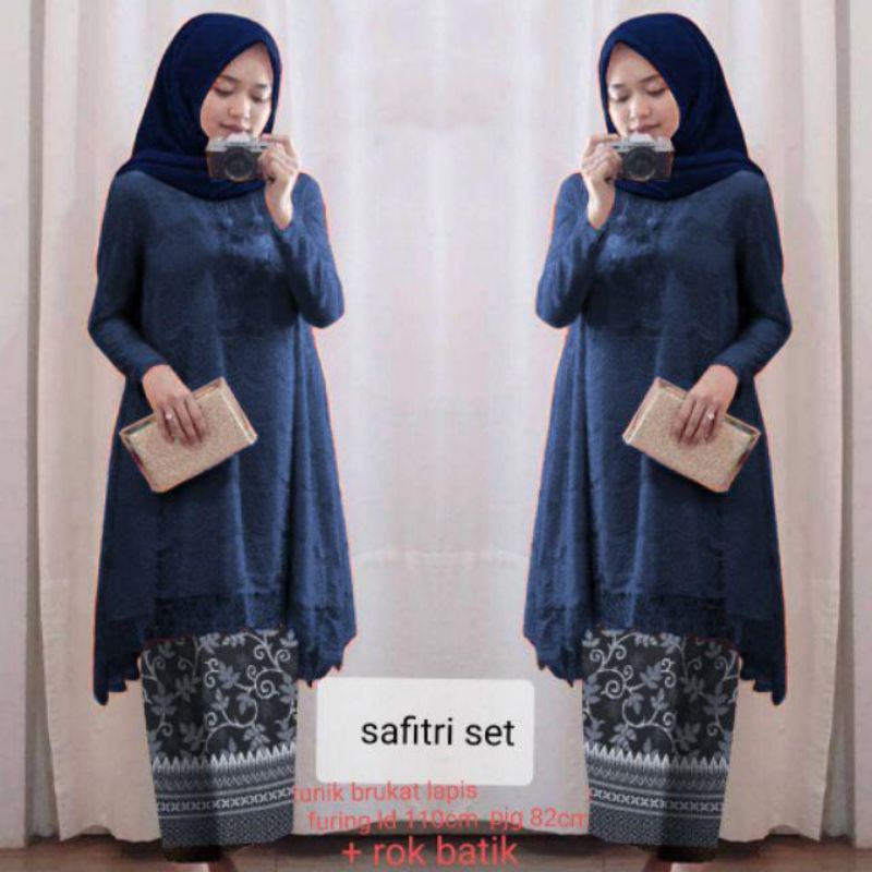 XOS - SET SAFITRI / FASHION MUSLIMA / BISA COD✅