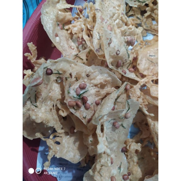 

Rempeyek kacang/rebon/original enak renyah murah