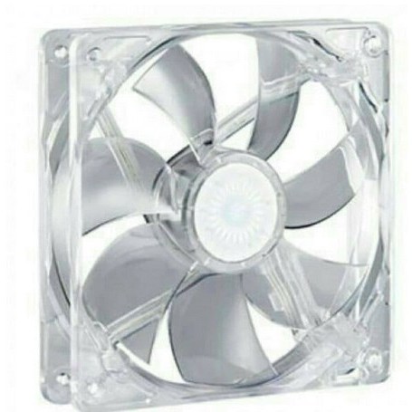 ITSTORE Fan Casing 8Cm 12 Cm Transparan  Hitam Cooler CPU Lampu Baut