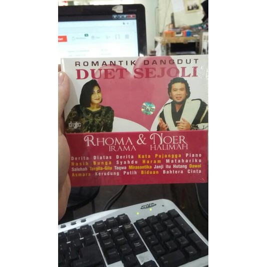 CD ORIGINAL RHOMA IRAMA & NOER HALIMAH - DUET SEJOLI VOL. 1