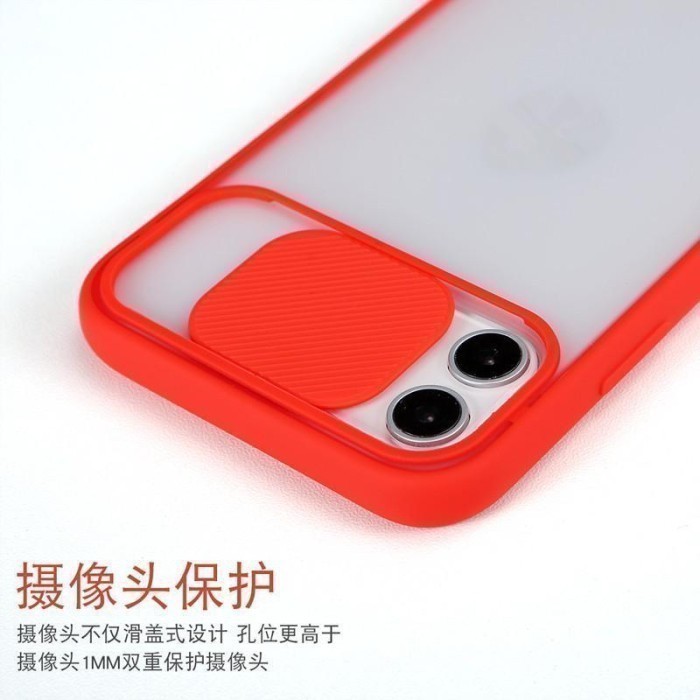 REDMI 9/9A/9C BUMPER CASE SHUTTER MODEL SLIDE CAMERA WITH TALI LANYARD - REDMI 9