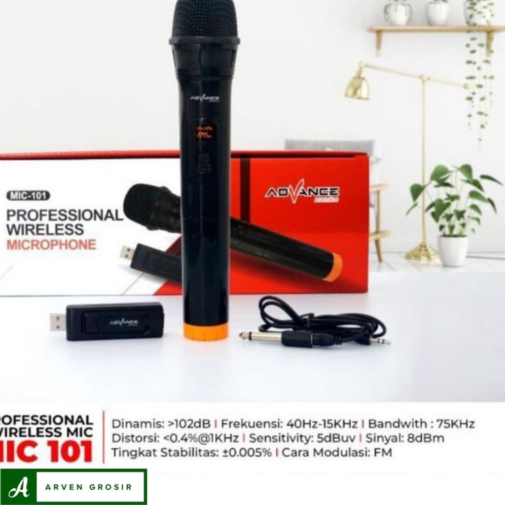 Best Seller MIC WIRELESS MIX WIRELES|MIC TANPA KABEL ADVANCE 101|MIKROFON WIRELESS TANPA KABEL