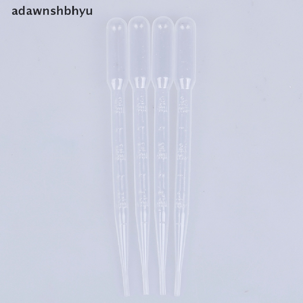 Adawnshbhyu 4Pcs Pipet Plastik 3ml Untuk Memodelkan Tetes Cat