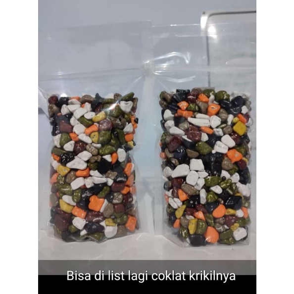 

cokelat kerikil kemasan 500gr