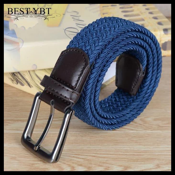 Ikat Pinggang Pria Rajut Kepang Karet / Ikat Pinggang Pria Murah / Ikat Pinggang Murah Best Produk