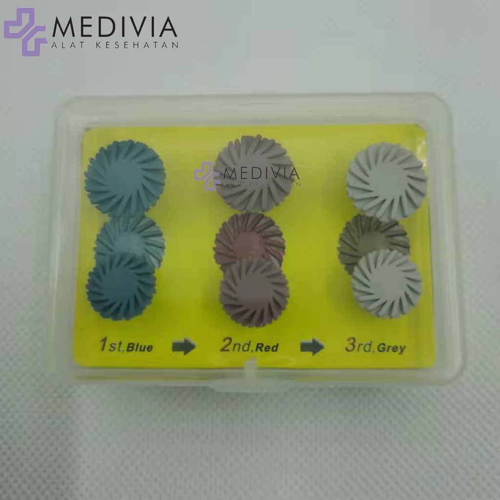 DENTAL BUR DIACOMP SOFLEX TWIST/ ALAT POLES GIGI EVE COMPOSITE/ KOMPOSIT POLISHING