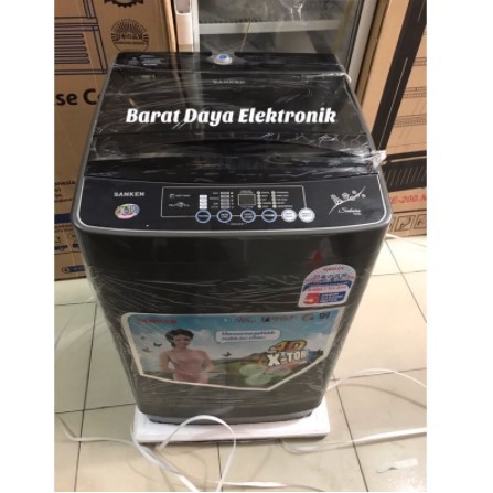 Sanken Mesin cuci AW-S866 Mesin Cuci Full Otomatis Low Watt