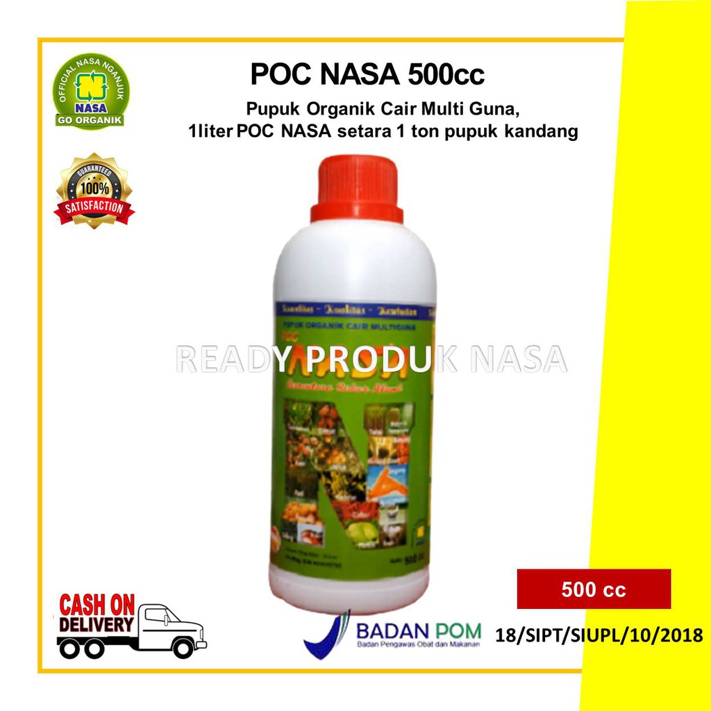 PUPUK CAIR MULTI GUNA POC NASA - JUAL PUPUK CAIR POC NASA MURAH
