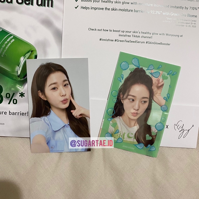 JANG WONYOUNG x INNISFREE OFFICIAL PHOTOCARD