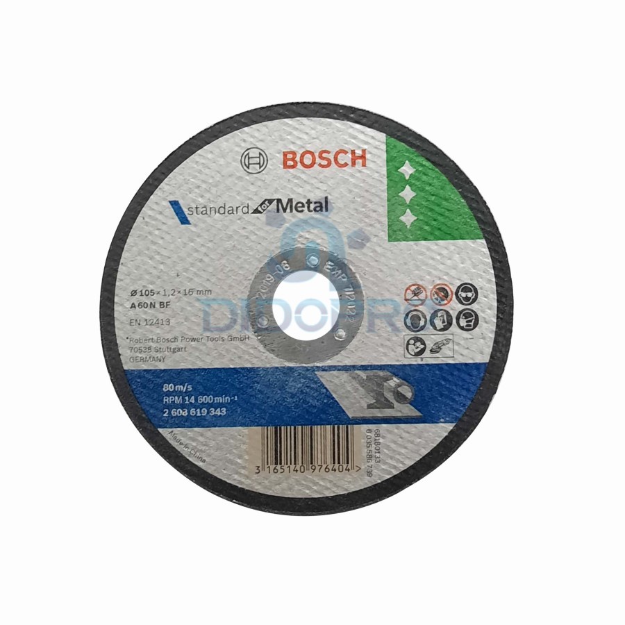 BOSCH BATU GERINDA POTONG BESI MATA GURINDA CUTTING WHEEL WD 343 TERMURAH BERKUALITAS