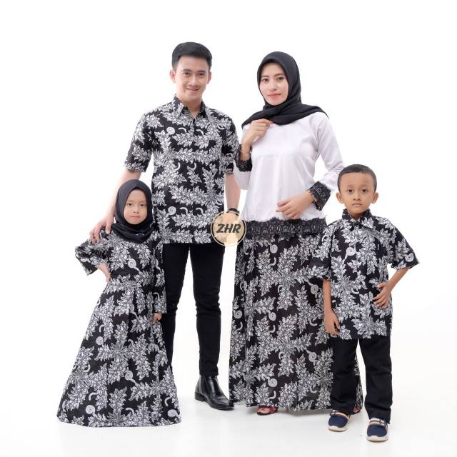 GROSIR BATIK COUPLE ROK N BLUS KLOK LAWASAN