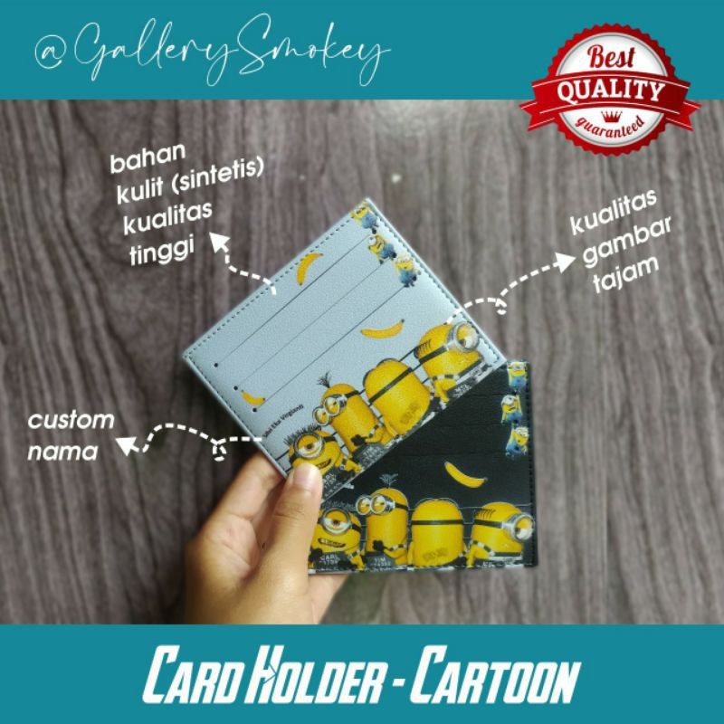 DOMPET KARTU CUSTOM GAMBAR BOLAK BALIK