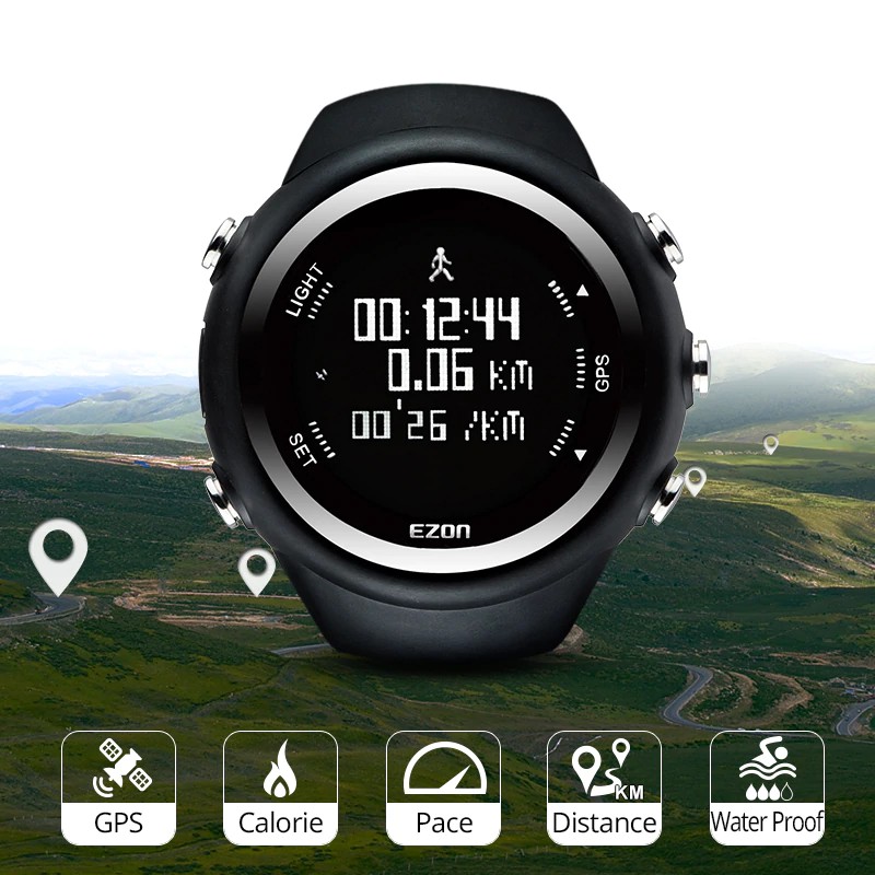 Original Best Selling EZON T031 GPS Timing Fitness Watch Sport Outdoor Waterproof Digital Watch