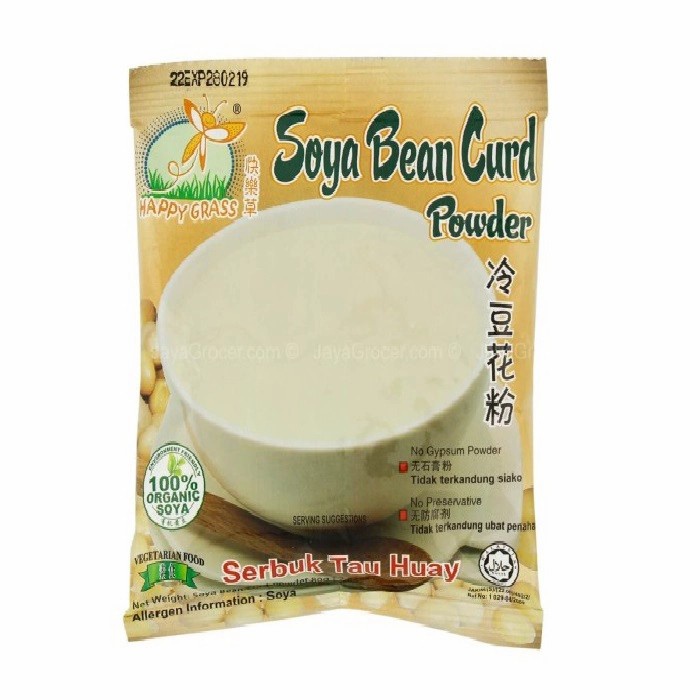 

bubuk tau hua soya bean curd powder happy grass 80