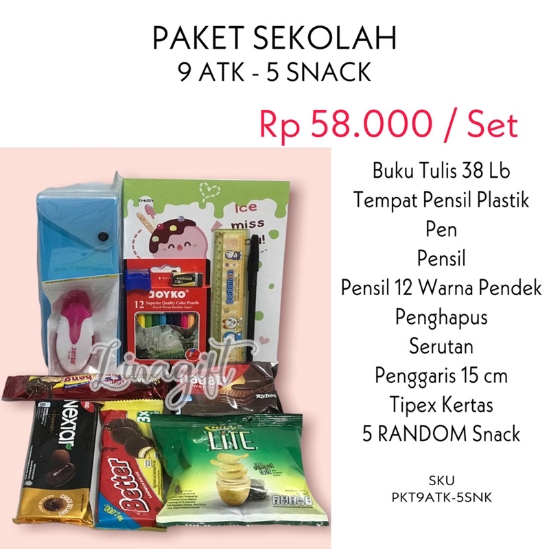 ( Set Paket Mix ) ALAT TULIS SEKOLAH LENGKAP / MEWARNAI / KADO SUVENIR CUSTOM ULANG TAHUN / HADIAH LOMBA 17 AGUSTUS / COLORING STATIONERY SET / BUKU A5 / GOODIE BAG SNACK BINGKISAN SOUVENIR / NOTES PEN PENSIL