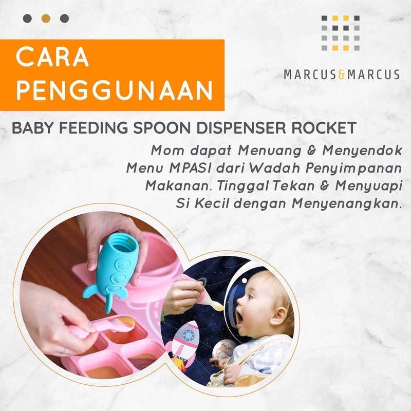 Marcus &amp; Marcus feeding spoon dispenser