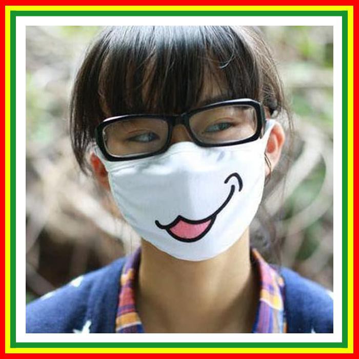 Masker Untuk Motor ~ Masker Emoticon / Kaomoji Mask Bisa Untuk Masker Motor