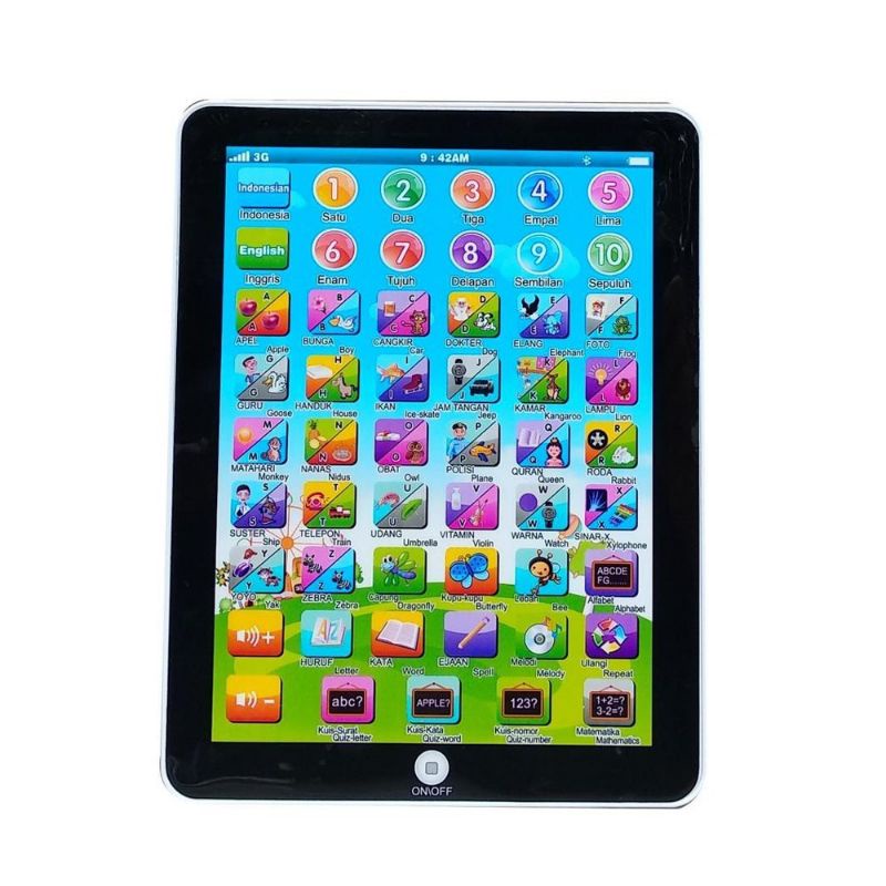 Play Pad Mini Ipad 2Bahasa Mainan Edukasi Alat Bantu Belajar Bahasa