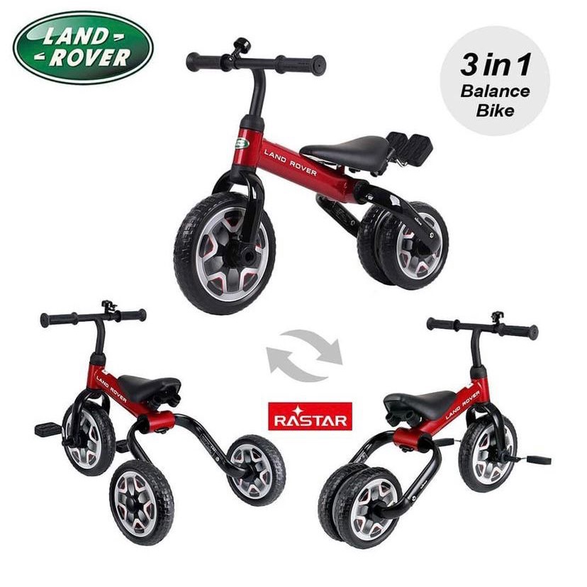 Rastar Land Rover Tricycle 3in1